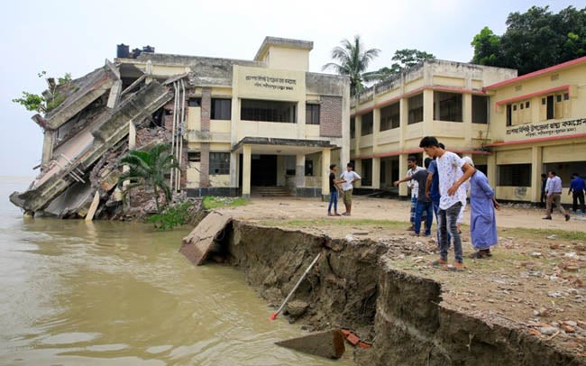 Flooded area