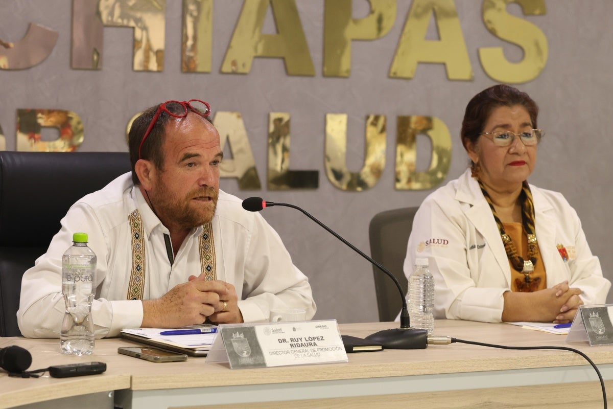 Ruy Lopez Ridaura en su intervención durante la Cuarta Mesa de Movilidad Humana