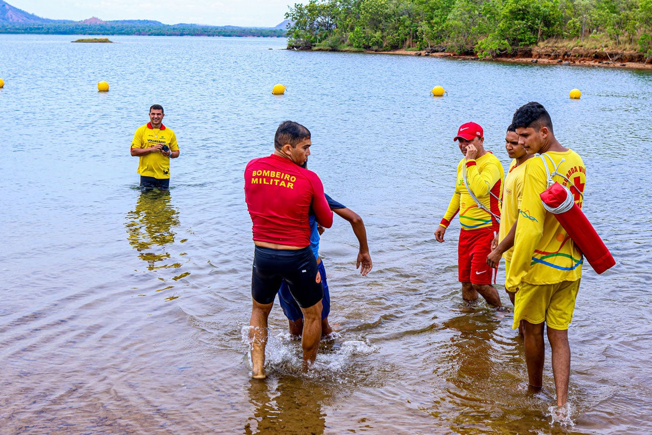 Treinamento de direção para evitar afogamentos