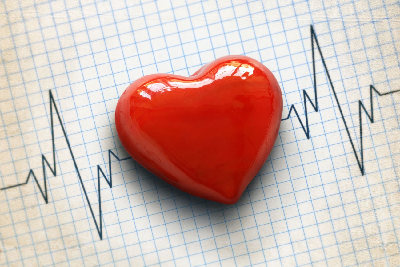 Cardiogram pulse trace