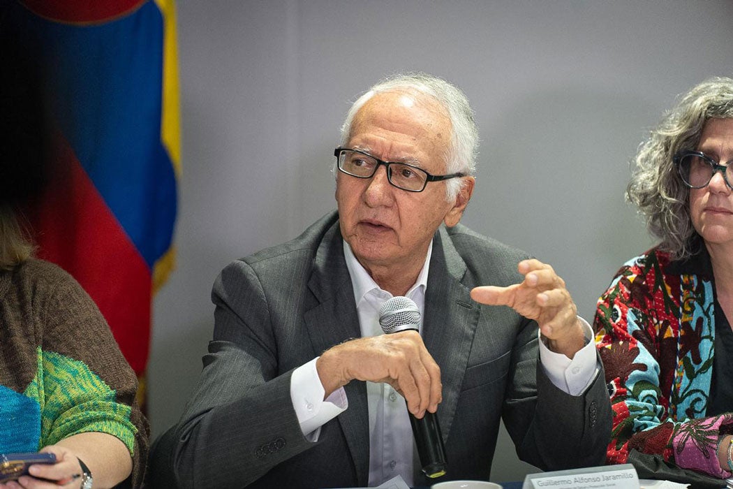 Sr, Ministro de Salud Guillermo Jaramillo