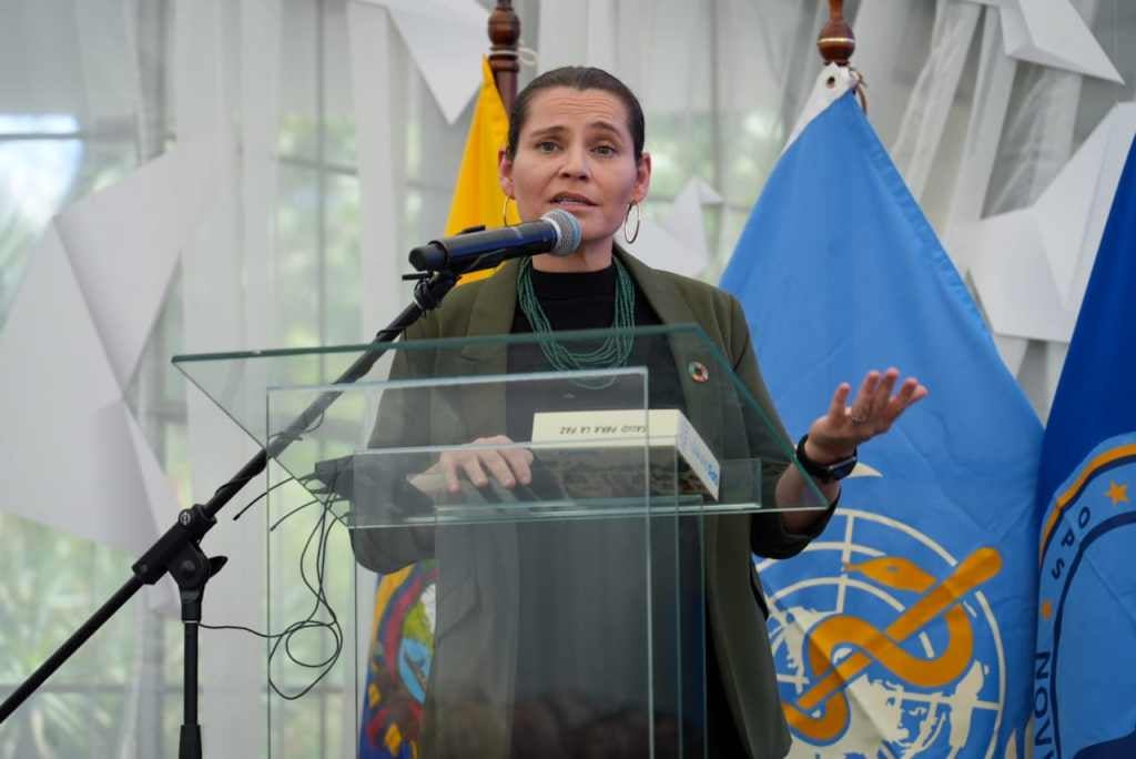 Intervención de Lena Savelli, coordinadora Residente del Sistema de Naciones Unidas (SNU) en Ecuador.