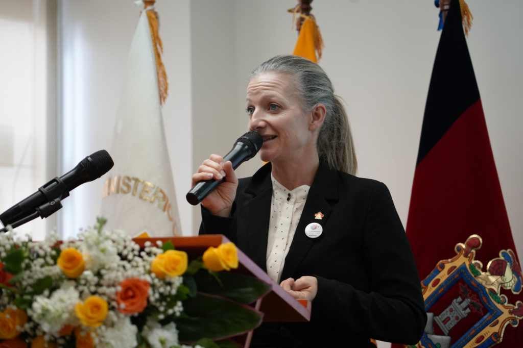 Stéphanie Létourneau, consejera Política de Embajada de Canadá en Ecuador.