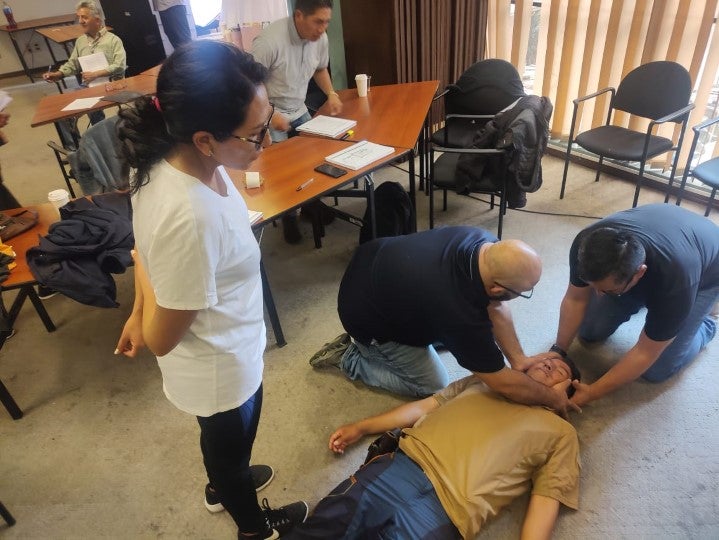 entrenamiento emergencias