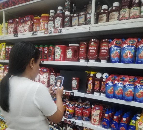 Estudio de productos en supermercado