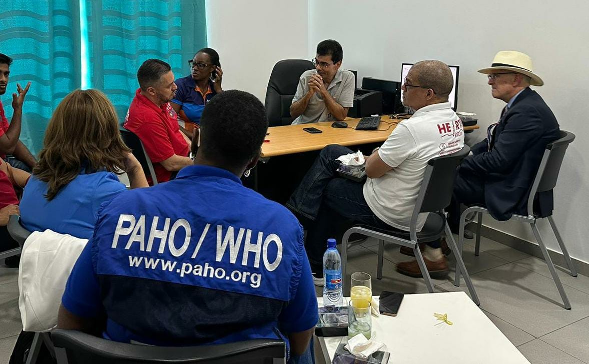 Field visit to a local clinic in Paramaribo