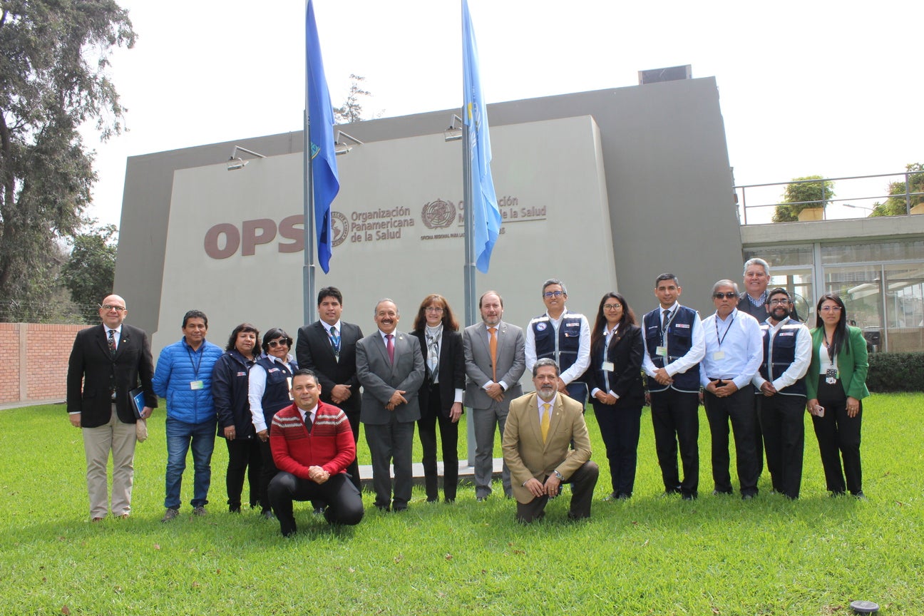 OPS/ || Participantes de la reunión de coordinación entre la OPS y la DIGERD. 