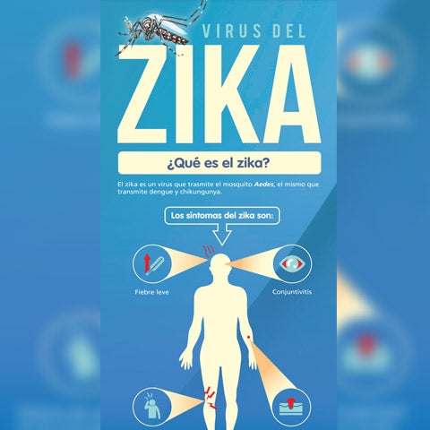 Preview de la portada de la infografía de cuidados contra zika