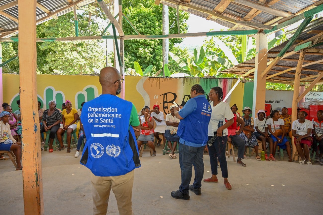 Session de sensibilisation des femmes sur la contraception