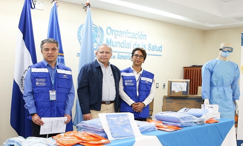 La Representación de OPS en Nicaragua entregó al Ministerio de Salud, equipos de protección personal (EPP) y pruebas para coronavirus