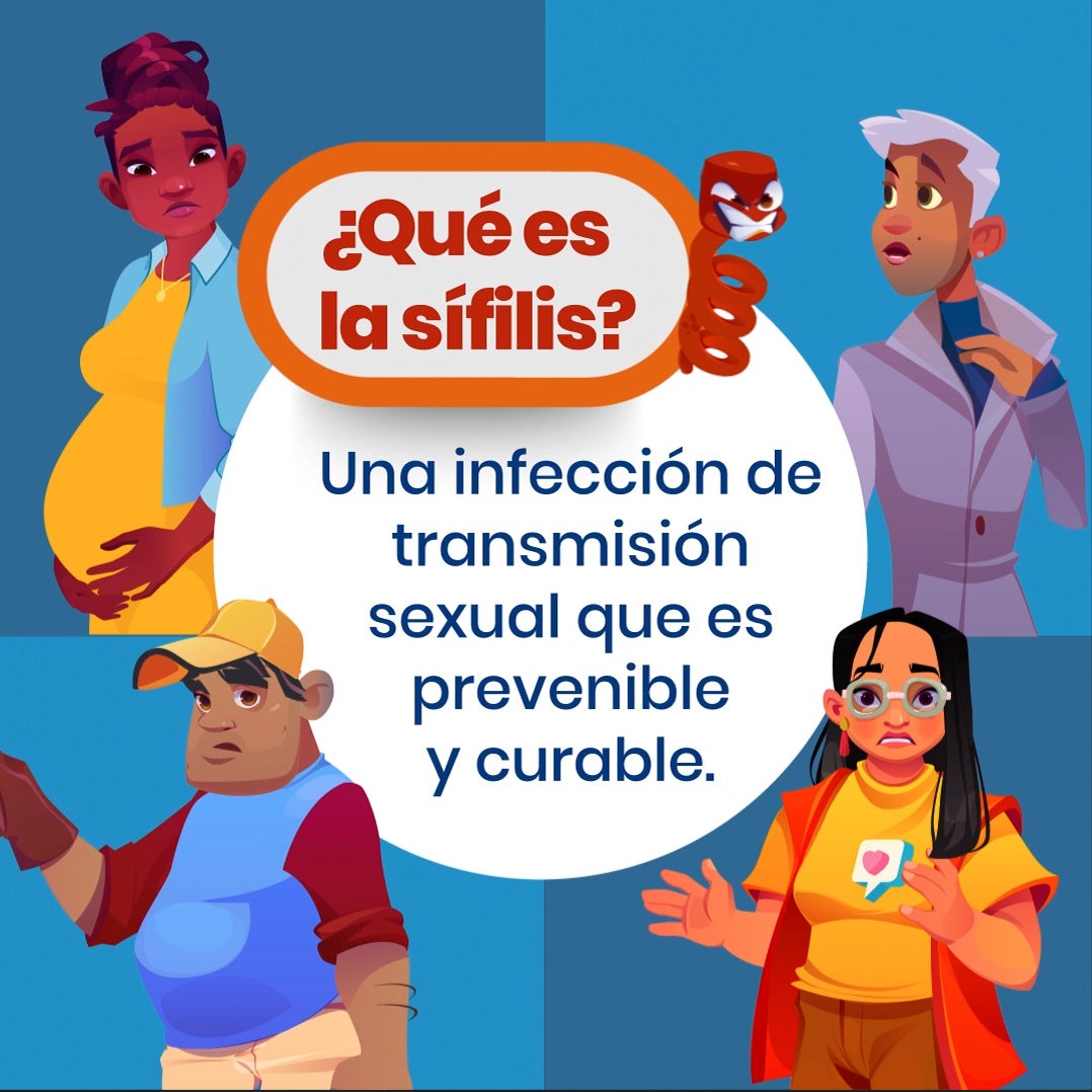 Material de comunicación Campaña Paremos la sífilis 