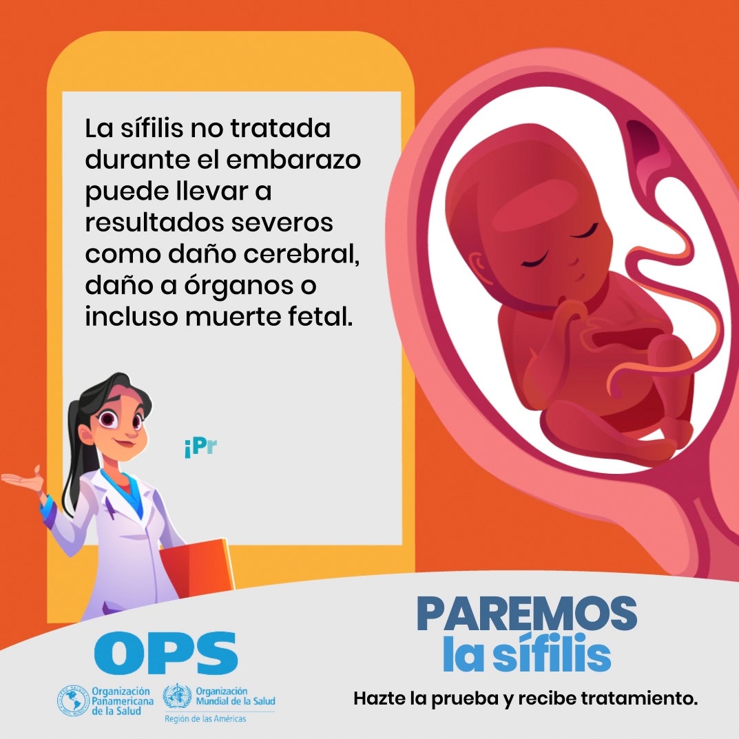 Material de comunicación Campaña Paremos la sífilis 