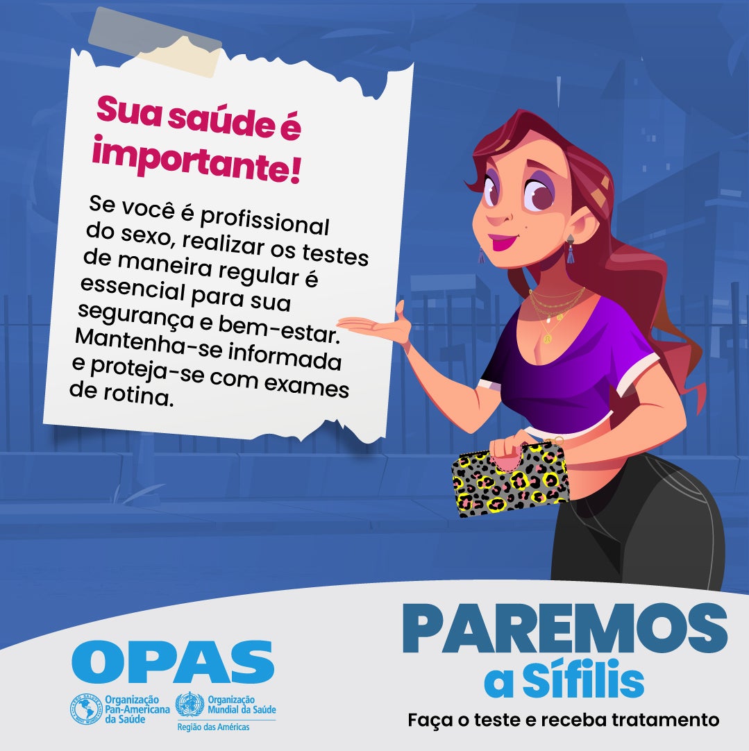 Paremos a sífilis campanha material