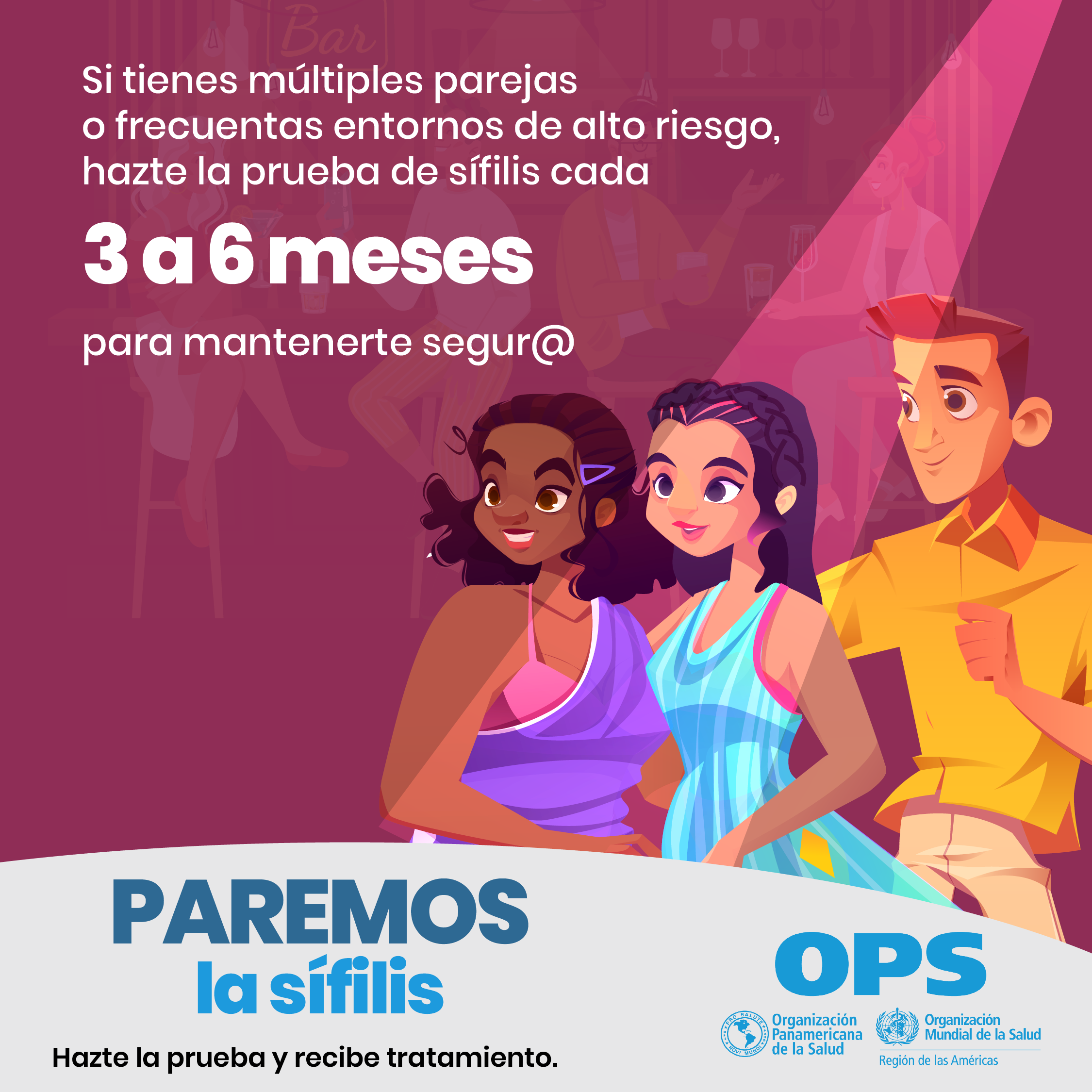 Material de comunicación Campaña Paremos la sífilis 