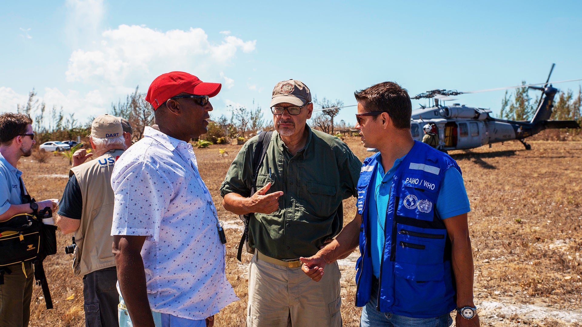 Emergency Preparedness team providing support