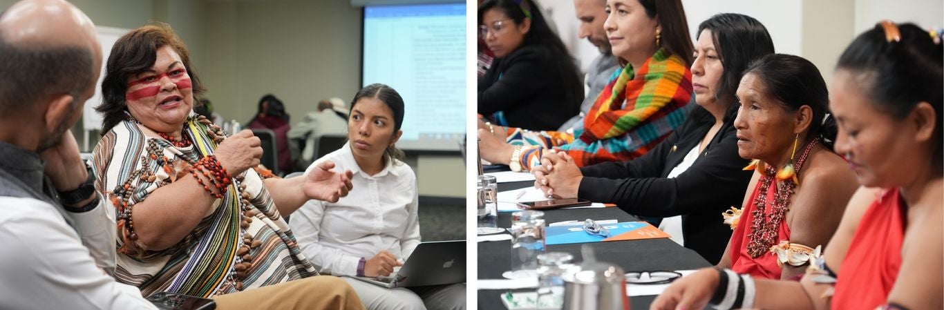 OPS/Luz Rospigliosi || Participantes del taller durante los espacios de diálogo y mesas de trabajo. 