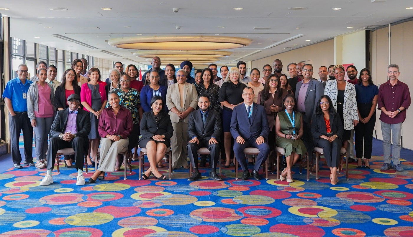 Participants and presenters gather for a group photo at the workshop on “Neglected Infectious Diseases and One Health: A Caribbean Perspective - Strengthening Laboratory Capacity for Detecting Rabies Virus in Trinidad and Tobago”.