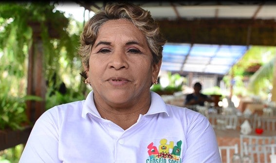 Rocio Lazcano, indigenous leader and President of the Social Health Council in the Department of Pando in Northern Bolivia