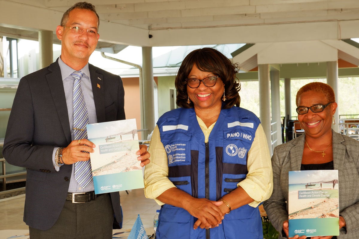 St. Lucia, Dr. Carissa F. Etienne, Minister Steele