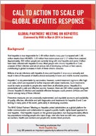 Partners sign call to action on hepatitis