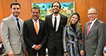 Brazilian officials visit PAHO to discuss health equity challenges and the needs of migrants