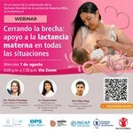 Invitación webinario Semana Lactancia Materna