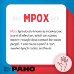 Mpox (previously known as monkeypox) is a viral infection, which can spread mainly through close contact between people. It can cause a painful rash, swollen lymph nodes, and fever.