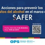 Acciones para prevenir los daños del alcohol en el marco de SAFER