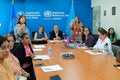 Fotografía de los participantes de la reunión donde se presentaron los avances del Programa de Acompañamiento Humano y Espiritual del Enfermo (PAHEE).