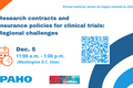 Research contracts and insurance policies for clinical trials: Regional challenges