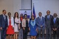 Photo de groupe de la ceremonie de lancement du node haitien