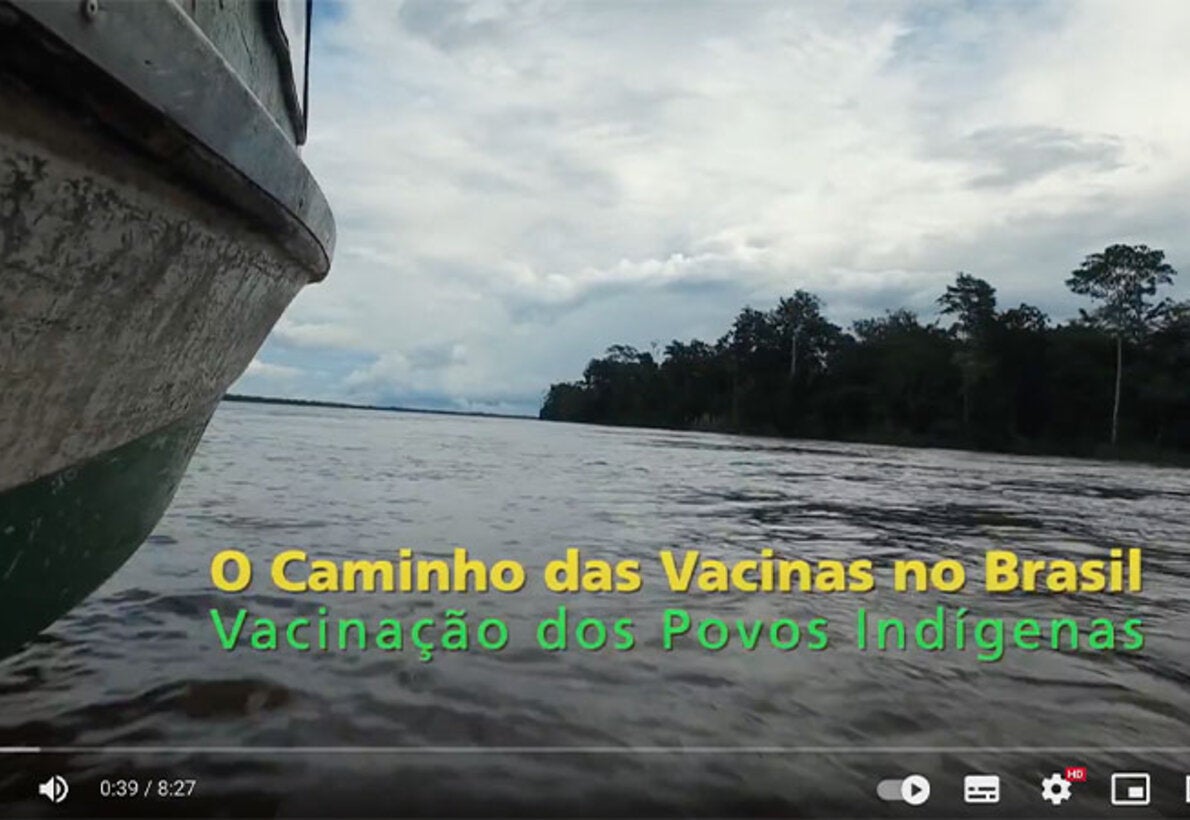 El camino de las vacunas en Brasil Vacunación de los pueblos indígenas