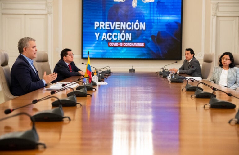 PWR Colombia conversa con autoridades de salud de Colombia