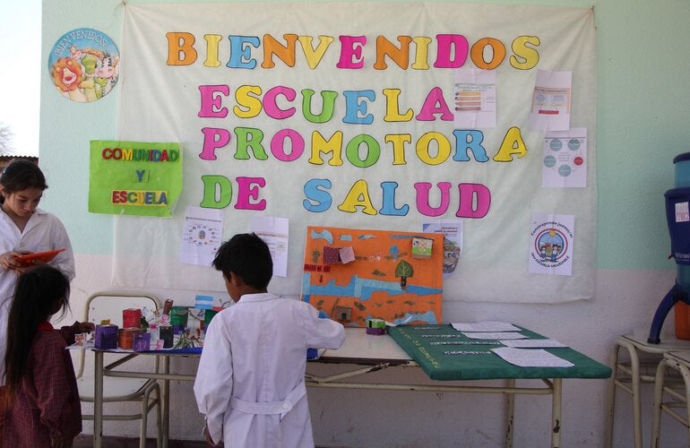 Escuela promotora de la salud en la provincia de Salta