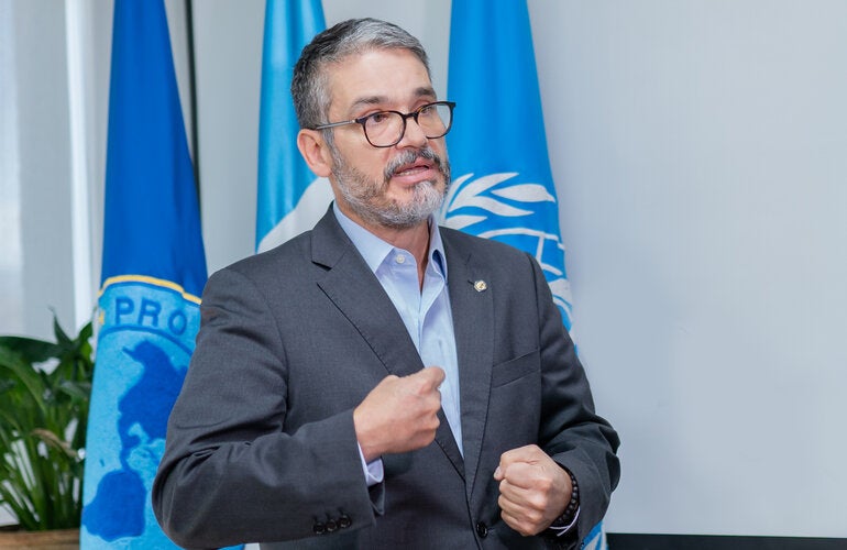 Oscar Barreneche, Representante de la OPS/OMS en Guatemala
