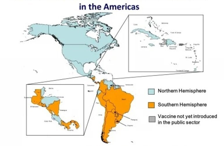 seasonal flu map 2011
