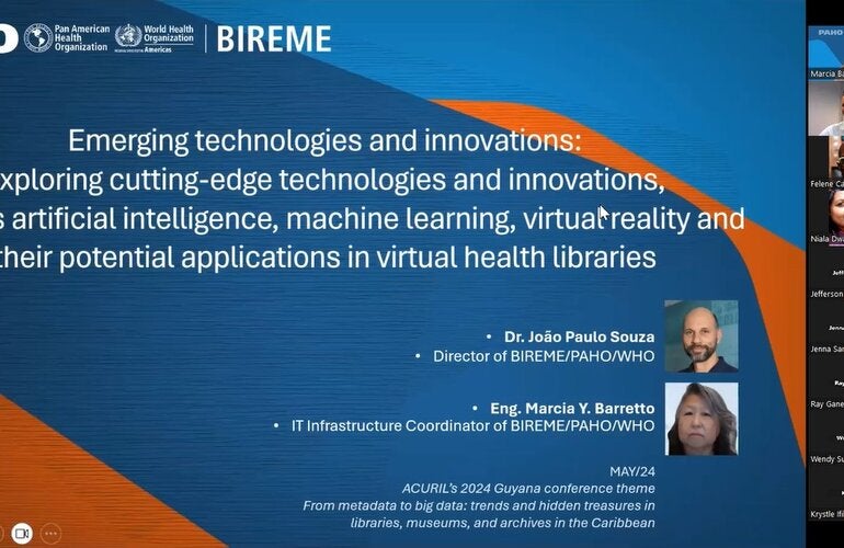 BIREME's Conference at ACURIL 2024 