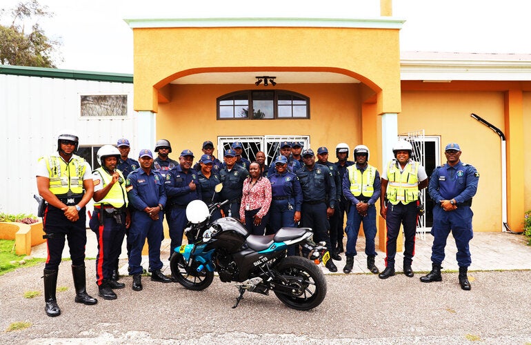 Traffic officers at iMAAP training. 