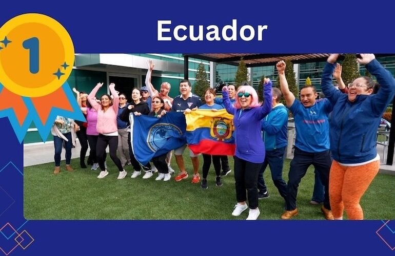                                                                                                                                     Imagen tomada del video “Más sanos y felices” donde se muestra al equipo de OPS Ecuador