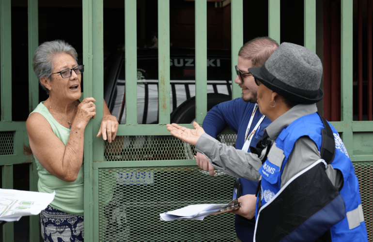 En todos los sectores del país, la población mostró anuencia a brindar la información requerida por los equipos verificadores.