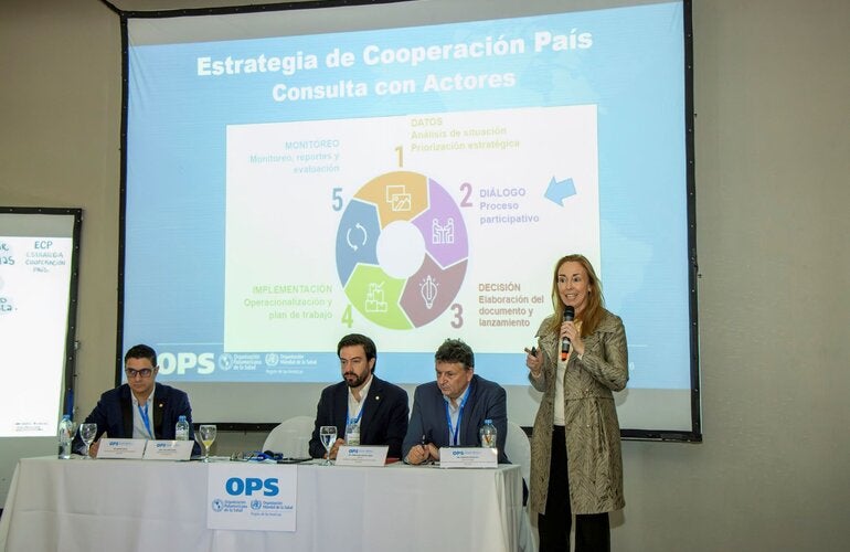 Foto de un momento de la consulta en el que se explica cómo se elabora la estrategia