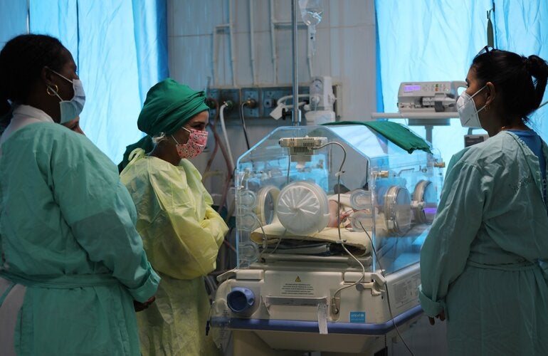 Servicios de neonatología en provincia Villa Clara