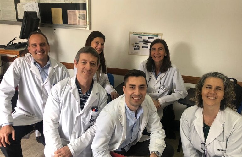 Foto de visita al Hospital Pirovano