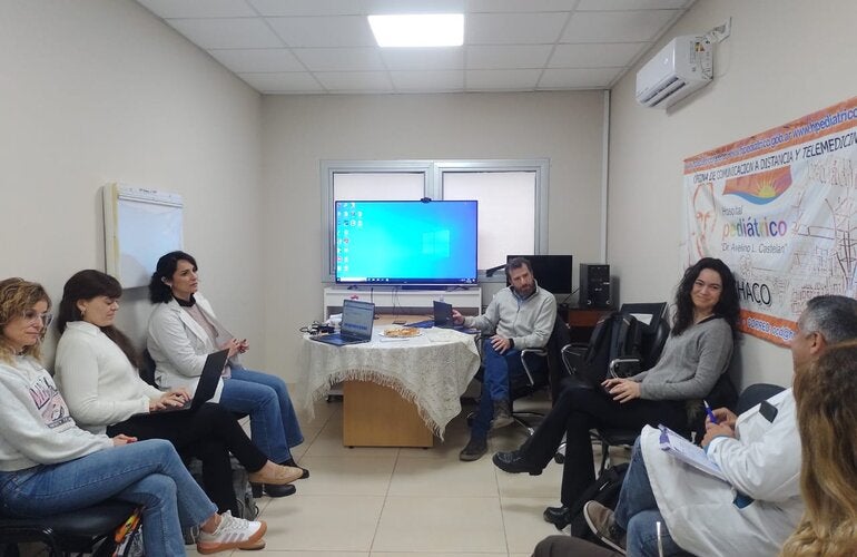 Foto de la visita Hosptal pediátrico “Dr. Avelino Castelán” de Chaco