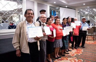 Don Manuel and other senior citizens