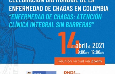 Infografia u afiche del evento de chagas