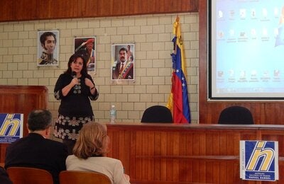 Foto: La Dra. Tulia Hernández, viceministra de Salud Colectiva del MPPS, inauguró el encuentro