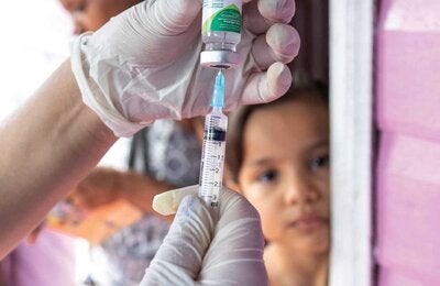 © OPS/OMS Brasil | 2022. Campañas de vacunación para la prevención de la gripe y el sarampión. FOTO: Karina Zambrana.