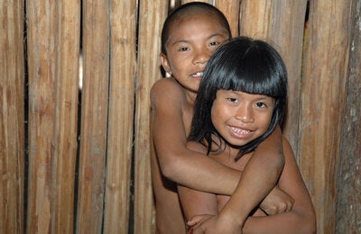 © OPS/OMS Brasil, Cuenca del Río Xingu | 2005. Semana de la vacunación. FOTO: A. Waak. 