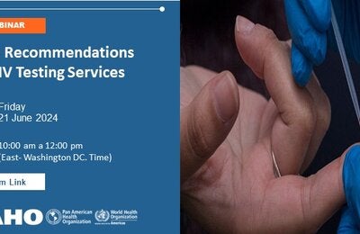 Webinar: WHO recommendations for HIV testing services